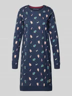 Bielizna nocna - Koszula nocna o kroju relaxed fit z nadrukiem z motywem na całej powierzchni model ‘XMAS’ - miniaturka - grafika 1