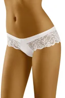 Majtki damskie - Wol-Bar Emma biały M Majtki szorty - miniaturka - grafika 1