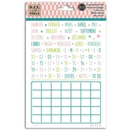 Planery - Szablony stron miesięcznych x2 do Bullet Journal 15x20cm Toga - miniaturka - grafika 1