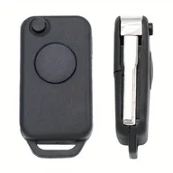 Inne - TEMU Dla kluczyka do samochodu marki Benz, 1 przycisk, składana obudowa zdalnego sterowania, zamiennik do Mercedesa B200 W202 W210 - miniaturka - grafika 1
