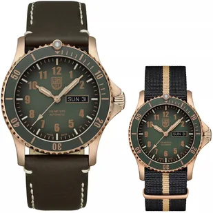Zegarek Zegarek Luminox XS.0936.SET Sport Timer Bronze Automatic Limited Edition Gift Set - Zegarki męskie - miniaturka - grafika 1