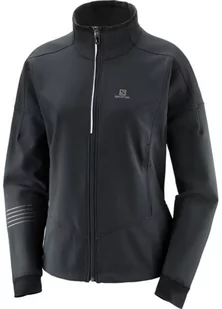 Salomon Kurtka Salomon Lightning Warm Softshell Black C11556 - Kurtki i kamizelki sportowe damskie - miniaturka - grafika 1