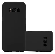 Etui i futerały do telefonów - Pokrowiec Do Samsung Galaxy S8 Etui w CANDY CZARNY TPU Silikon Obudowa Case Cover Ochronny Plecki Cadorabo - miniaturka - grafika 1
