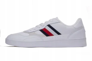 Buty Tommy Hilfiger Court Cupsole FM0FM04828 Ybs r. 45 - Buty sportowe męskie - miniaturka - grafika 1