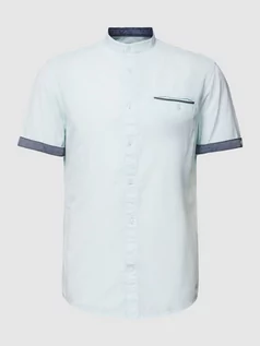 Koszule męskie - Koszula casualowa ze stójką model ‘slubyarn’ - grafika 1