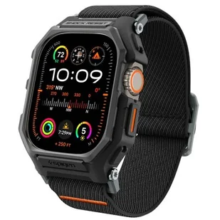 Etui APPLE WATCH ULTRA (49MM) Spigen Lite Fit ”Pro” Matte czarne - Smartwatch - miniaturka - grafika 1