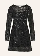 Sukienki - Leger By Lena Gercke Sukienka Koktajlowa Lino Z Siatki schwarz - miniaturka - grafika 1