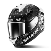 Kaski motocyklowe - Kask Integralny Shark Skwal i3 Hellcat Czarny chromowany/srebrnyM - miniaturka - grafika 1