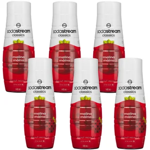 6x Syrop do SodaStream Malina 440ml - Syropy i koncentraty owocowe - miniaturka - grafika 1