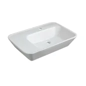 Umywalki - Umywalka ścienna Uptrend WILSON, biały połysk 1 szt. - miniaturka - grafika 1