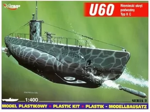 Okręt Podwodny "U60" U-BOOT - Modele do sklejania - miniaturka - grafika 1