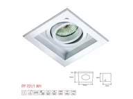 Lampy pozostałe - LM 777/2 WH TRACK REFLEKTOR SZYNOWY ES111 GU10, - miniaturka - grafika 1