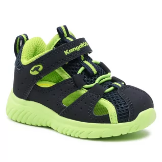 Buty dla chłopców - Sandały KANGAROOS - Ki-Rock Lite Ev 02058 000 4303 Dk Navy/Lime Mono - grafika 1