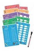 Lektury szkoła podstawowa - plansze edu a4 - tabliczka mnożenia +pisak 5 kart - miniaturka - grafika 1