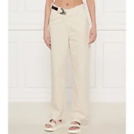 Spodnie damskie - Pinko Jeansy Paint Straight fit - miniaturka - grafika 1