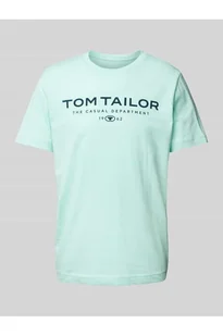 T-shirt o kroju regular fit z czystej bawełny - Tom Tailor - Koszulki męskie - miniaturka - grafika 1