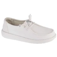 Półbuty damskie - Buty Hey Dude Wendy Stretch Sox 41878-100 białe - miniaturka - grafika 1