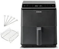 Frytkownice - Cosori CAF-P681S-KEUR Dual Blaze WiFi ciemnoszary - miniaturka - grafika 1