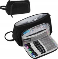 Kosmetyczki, organizery i kuferki - Haweel Kosmetyczka Podróżna Piórnik Organizer Pojemnik na Kosmetyki do Salonu / HWL2131B - miniaturka - grafika 1