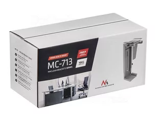 Maclean Uchwyt do komputera MC-713 S srebrny - Uchwyty do telewizora - miniaturka - grafika 2
