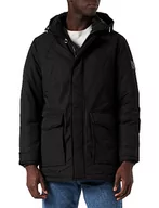 Kurtki męskie - Tommy Hilfiger Męska kurtka puchowa Rockie bez futra puchowa parka, Czarny, XS - miniaturka - grafika 1