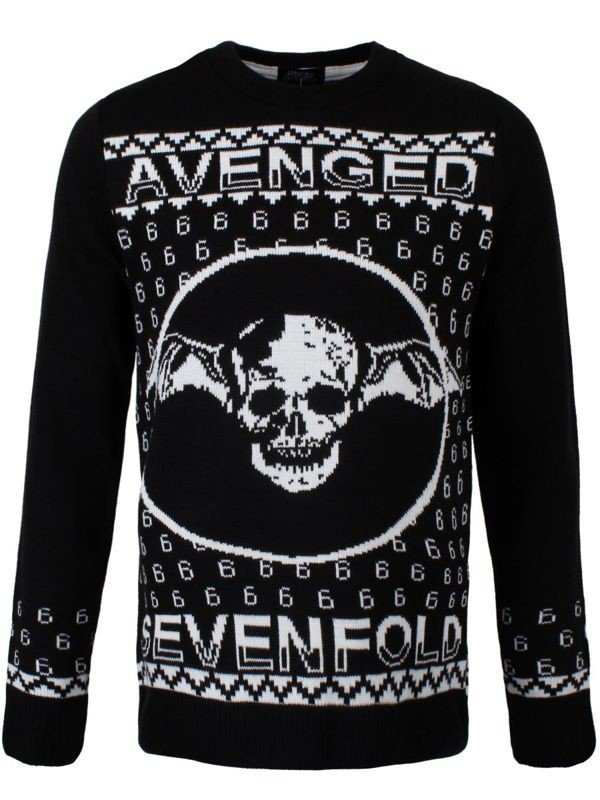 sweter świąteczny AVENGED SEVENFOLD - DEATHBAT