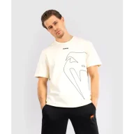 Koszulki sportowe męskie - Venum T-Shirt Koszulka Giant Contender Off-White - miniaturka - grafika 1