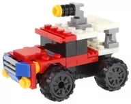 Klocki - Nobo Kids, Klocki Konstrukcyjne 2w1 Straż Pożarna Fire Engine - miniaturka - grafika 1