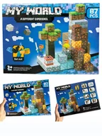 Klocki - KLOCKI MAGNETYCZNE MINECRAFT 87 ELEMENTÓW - miniaturka - grafika 1