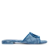 Klapki i japonki damskie - Klapki Guess FLJTSE DEN19 Niebieski - miniaturka - grafika 1