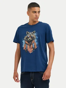 Blend T-Shirt 20717754 Niebieski Regular Fit - Koszulki męskie - miniaturka - grafika 1