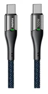 Kable USB - KABEL REMAX USB-C QC PD SZYBKIE ŁADOWANIE 100W wzmocniony kabel 1,2m - miniaturka - grafika 1