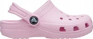 Buty dla dziewczynek - Chodaki sandały klapki dla dzieci Crocs Kids Toddler Classic Clog różowe 206990 6GD 25-26 - miniaturka - grafika 1
