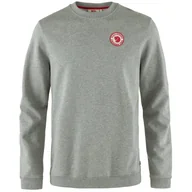 Bluzy sportowe męskie - Męska bluza Fjällräven 1960 Logo Badge Sweater Rozmiar: M / Kolor: jasnoszary - miniaturka - grafika 1