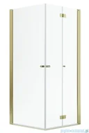 Kabiny prysznicowe - Radaway Nes Gold KDD B / KDD I kabina 100x80cm prawa złoty połysk przejrzyste 10024100-09-01R/10015080-09-01L - miniaturka - grafika 1