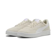 Buty trekkingowe damskie - Damskie sneakersy Court Lally z zamszu PUMA Alpine Snow White - miniaturka - grafika 1