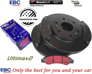 Przednie klocki Ultimax2 + tarcze hamulcowe 330mm EBC seria PREMIUM Cadillac Escalade AWD 2007-2008 - Tarcze hamulcowe - miniaturka - grafika 2
