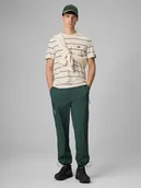 Spodnie męskie - 4F Spodnie casual joggery męskie - zielone XXL - miniaturka - grafika 1