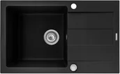 Zlewozmywaki - Pyramis Zlew SPARTA 76x44 1B 1D volcano 070166701 213567 - miniaturka - grafika 1