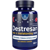 Układ nerwowy - Destresan Noc z melatoniną żelki, smak wiśniowy, 60 sztuk - miniaturka - grafika 1
