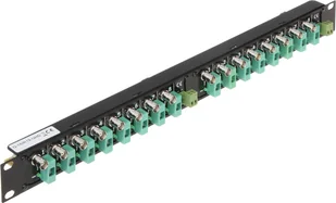 Delta Patch panel 19" 16x BNC G-16/R19-UHD - Akcesoria do szaf serwerowych - miniaturka - grafika 1