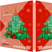 Ozdoby bożonarodzeniowe - Cleverclixx Kalendarz Adwentowy 3+ (silne magnesy) klocki magnetyczne 37 el - miniaturka - grafika 1