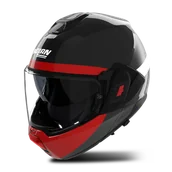 Kaski motocyklowe - Kask Szczękowy Nolan N-120-1 Blocco Szary Lava/Czarny/Czerwony MatowyXS - miniaturka - grafika 1