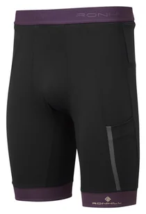 RONHILL spodenki męskie TECH ULTRA 7" SHORT black/nightshade - Spodnie sportowe męskie - miniaturka - grafika 1