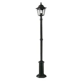 Lampy ogrodowe - Elstead Lighting Chapel Lamp Post Black CP6 BLACK Lampa ogrodowa IP43 stylowa CP6 BLACK ) - miniaturka - grafika 1