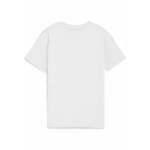 Młodzieżowa koszulka Essentials Camo PUMA White - Odzież sportowa dziecięca - miniaturka - grafika 1