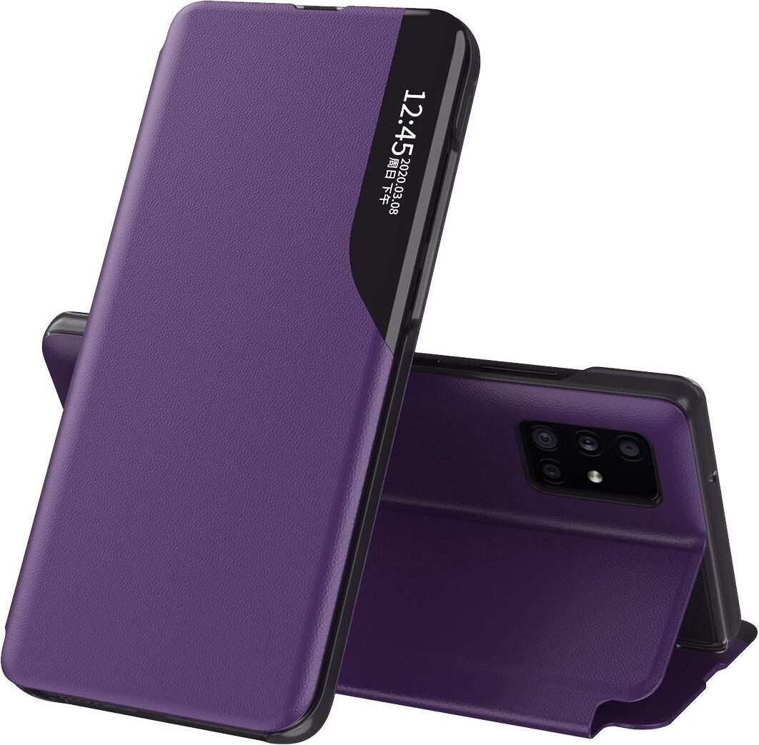 Etui König Design kompatybilne z Samsung Galaxy A72 5G - plastikowe etui na telefon - fioletowe
