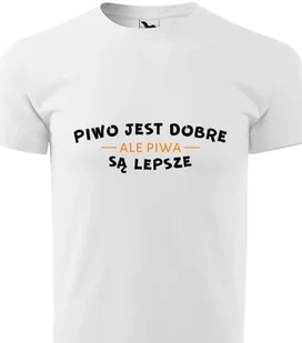 Piżama Męska Biała Koszulka + Szare Spodenki SĄ LEPSZE Wzory Rozmiar M - Piżamy damskie - miniaturka - grafika 1