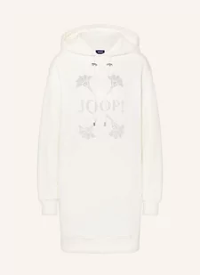 Joop! Sukienka Z Kapturem Z Ozdobnymi Kamykami beige - Sukienki - miniaturka - grafika 1