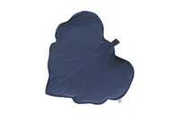 Kołdry i poduszki dla dzieci - Poduszka Liść Dark Blue - miniaturka - grafika 1